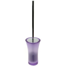 Toilet Brush Holder, Free Standing, Purple, Made From Thermoplastic Resins